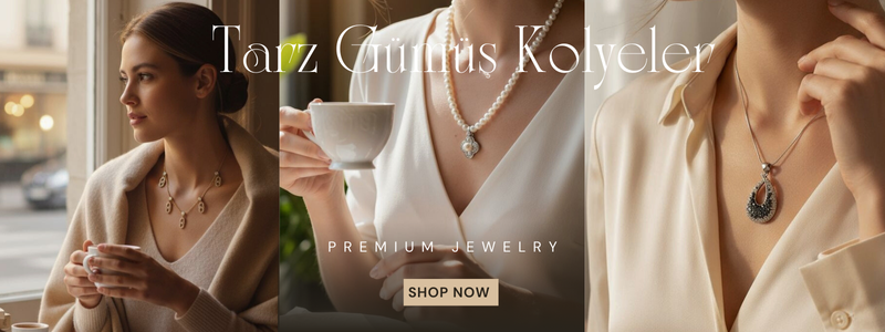 Her tarza uyan Gümüş Kolyeler