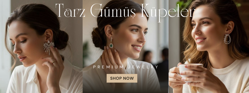 Her tarza uyan Gümüş Küpeler