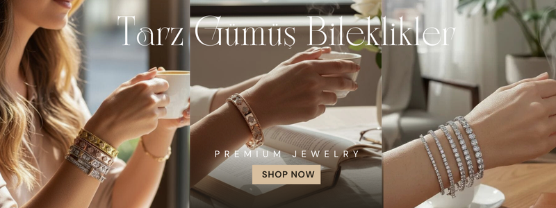 Her tarza uyan Gümüş Bileklikler